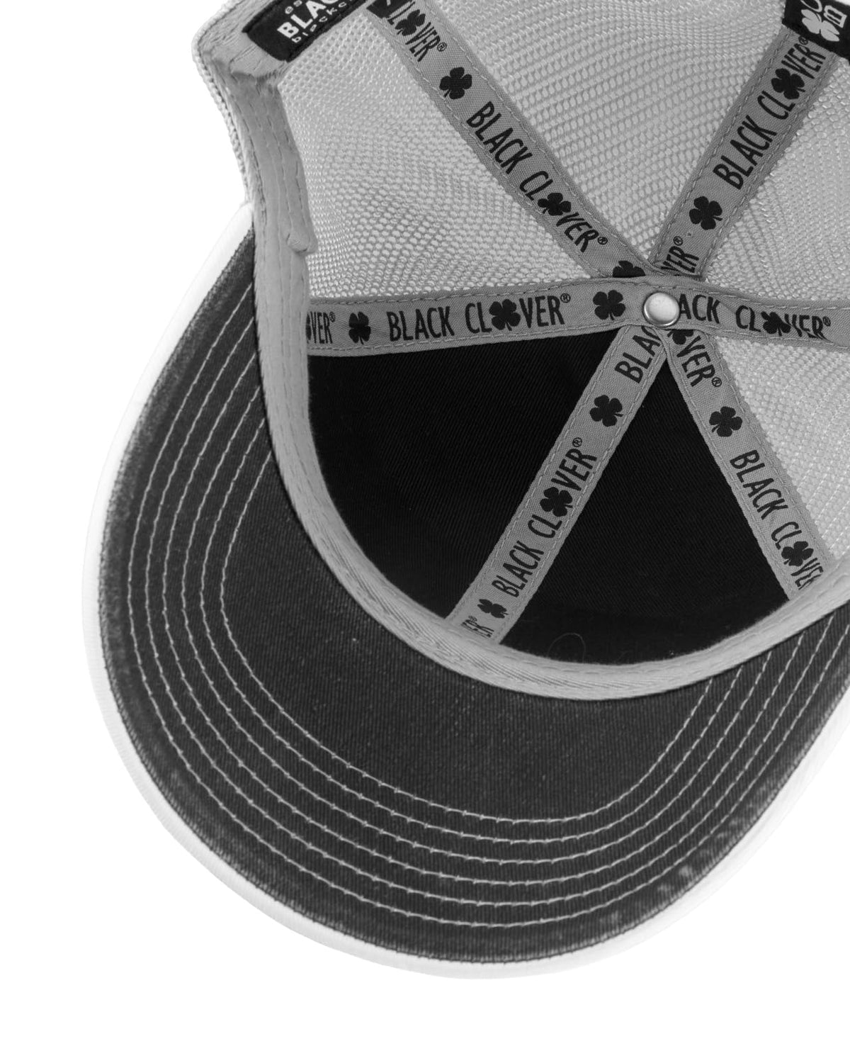 Black Clover Unisex Two Tone Vintage Mesh Sides Adjustable Snapback Golf Trucker Hat