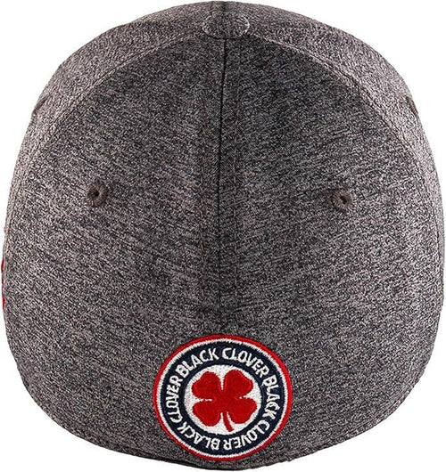 Black Clover Unisex USA American Flag Heather Charcoal Fitted Golf Hat