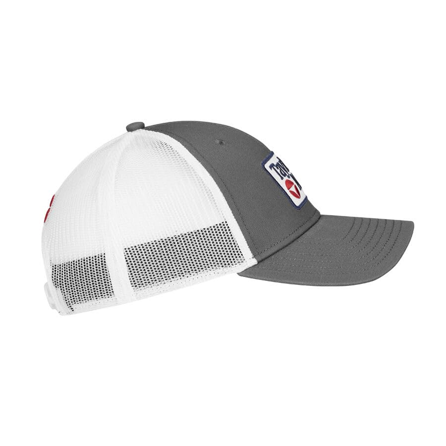 Taylormade 2026 Golf Radar Trucker Hat White/Navy Adjustable