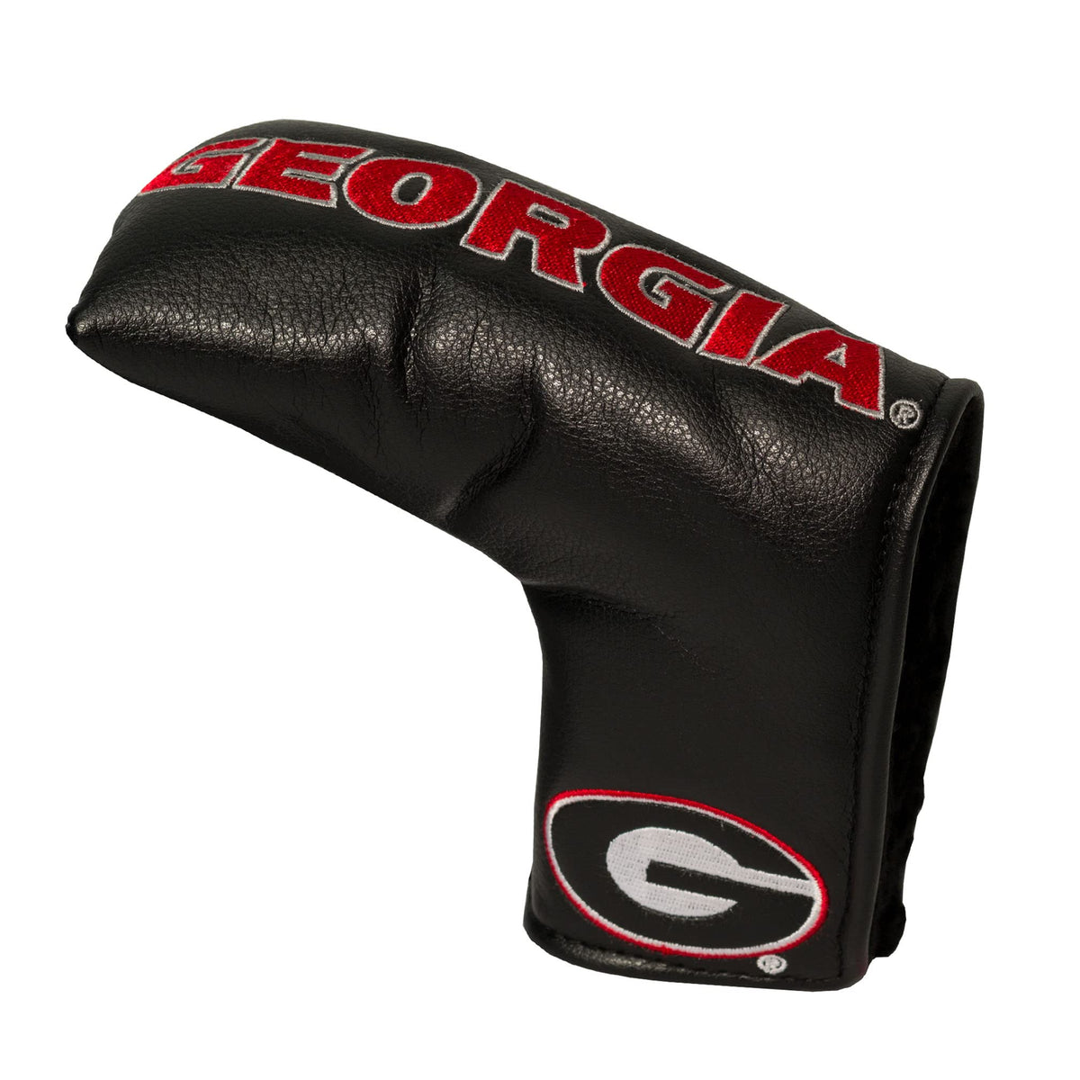 Team Golf NCAA Georgia Bulldogs Vintage Blade Putter Cover Golf Club Vintage Blade Putter Headcover, Form Fitting Design, Fits Scotty Cameron, Taylormade, Odyssey, Titleist, Ping, Callaway