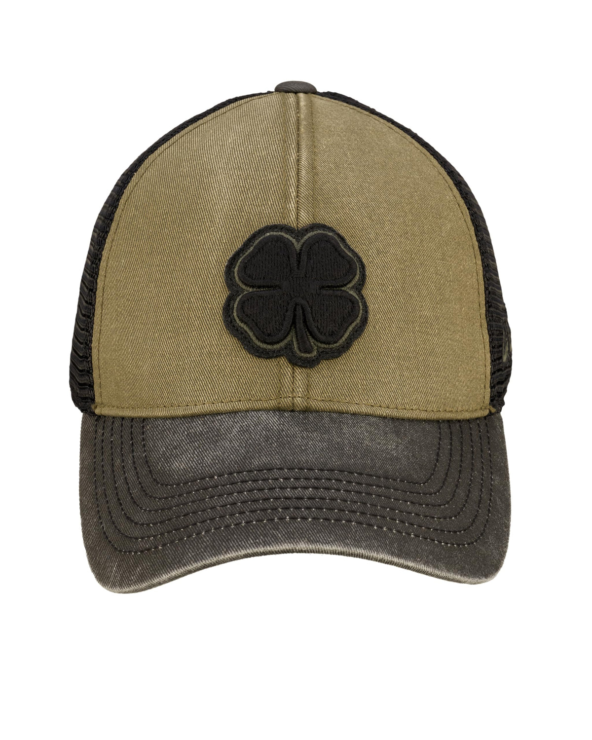 Black Clover Unisex Two Tone Vintage Mesh Sides Adjustable Snapback Golf Trucker Hat