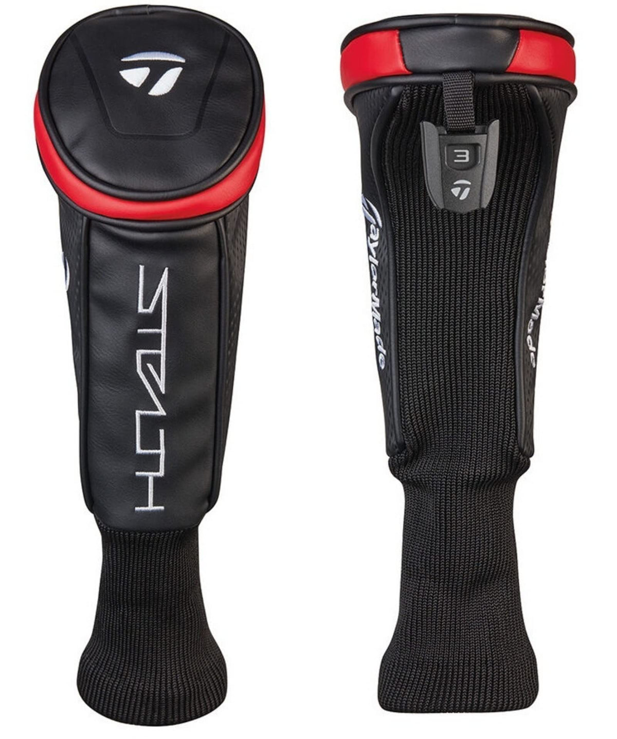 TaylorMade New 2022 Golf Stealth Rescue Hybrid Headcover Red Black Head Cover