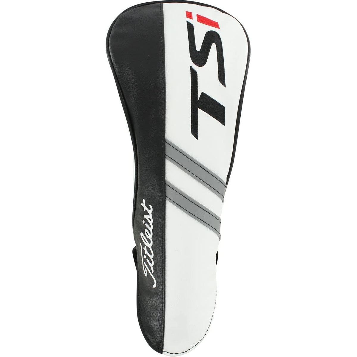 Titleist Golf TSi Fairway Wood Headcover Leather Cover - Black White Red