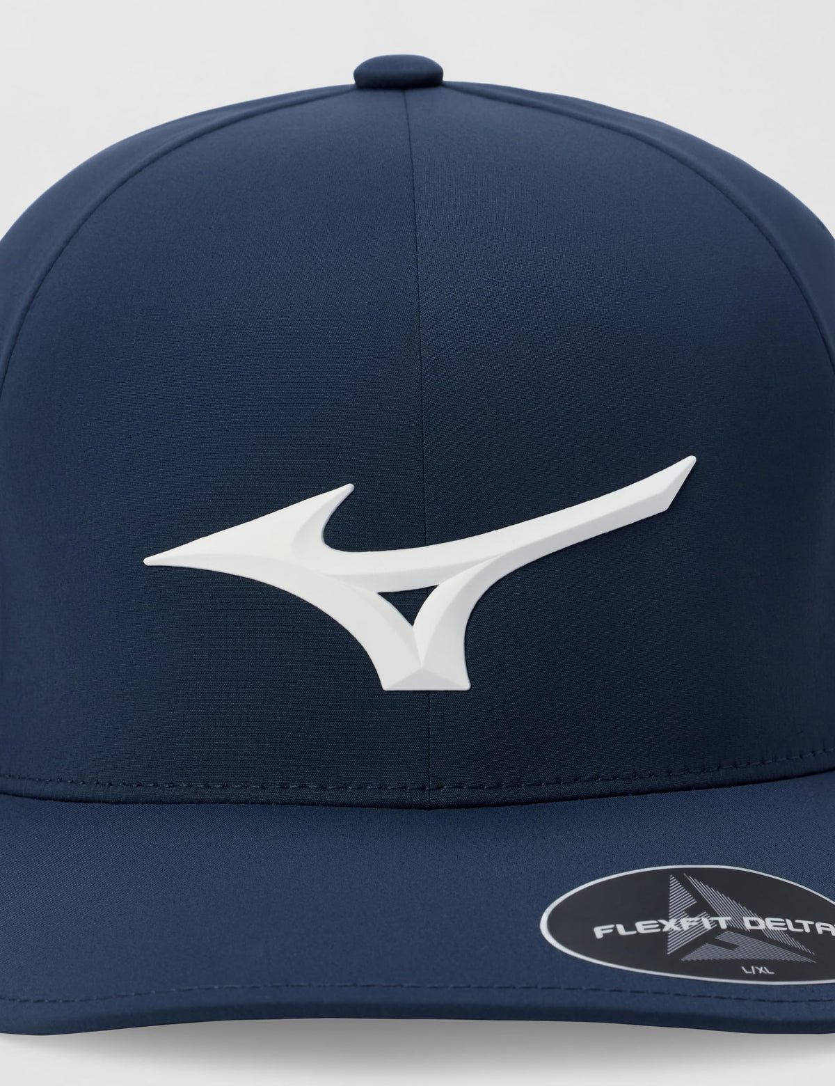 Mizuno Womens Tour Delta Fitted Hat, Navy, Large-X-Large US