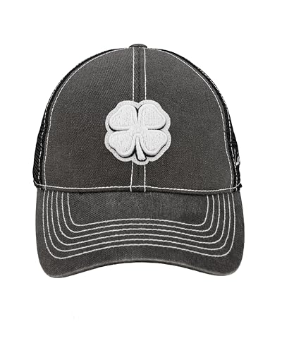 Black Clover Unisex Two Tone Vintage Mesh Sides Adjustable Snapback Golf Trucker Hat
