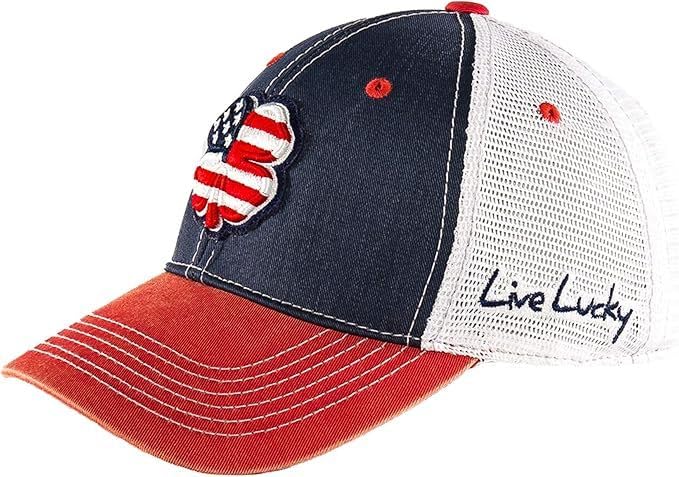 Black Clover Unisex Two Tone Vintage Mesh Sides Adjustable Snapback Golf Trucker Hat