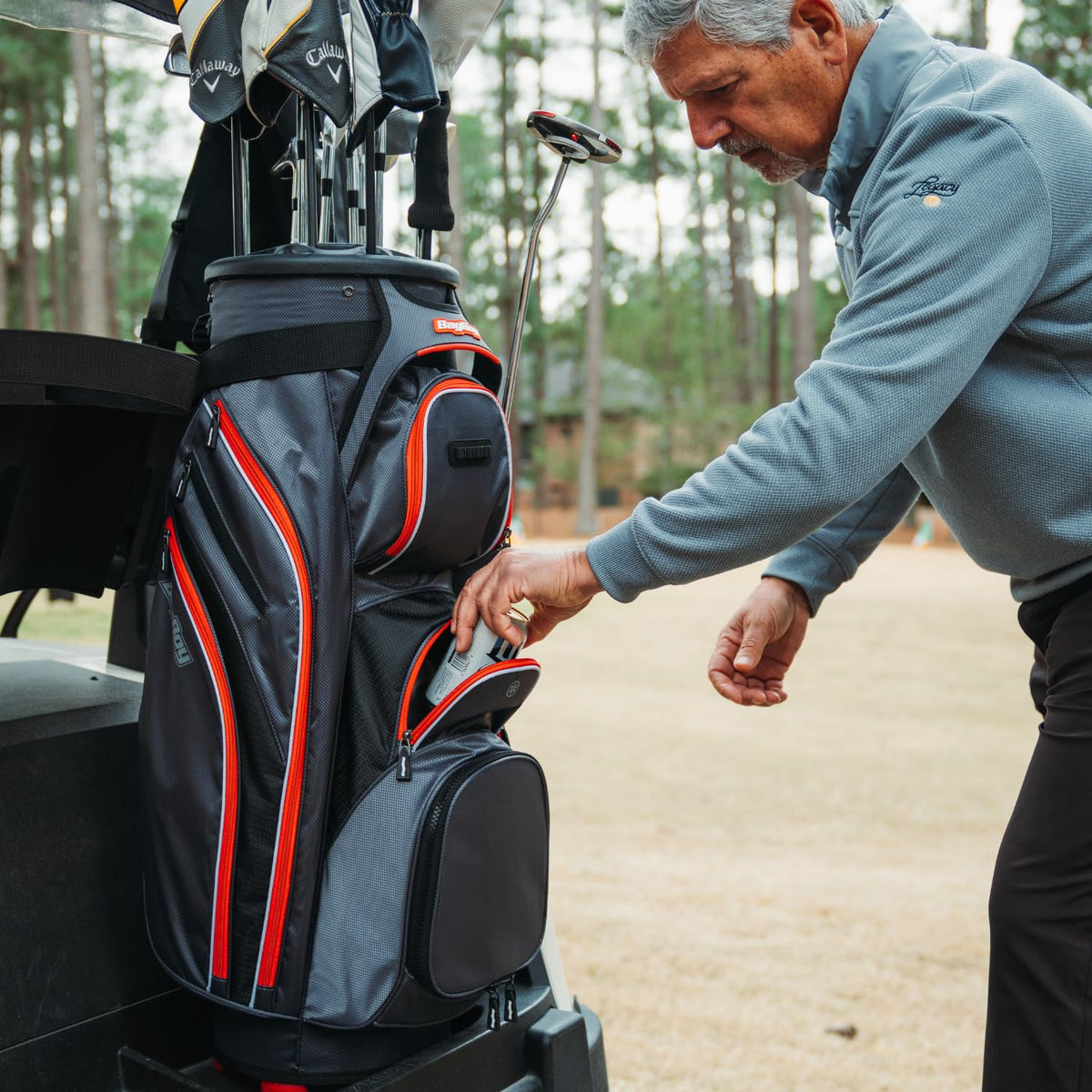 Bag Boy Revolver XP Golf Cart Bag, 14 Way Divider 360⁰ Rotating Top