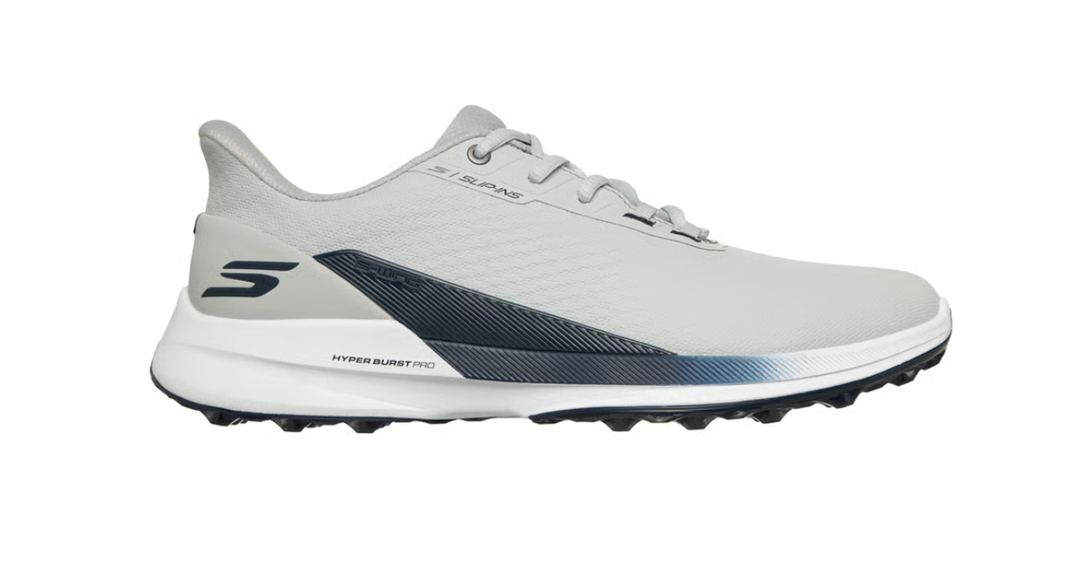 Skechers Slip-Ins Pure Si Grey/Navy Men's Golf Shoes