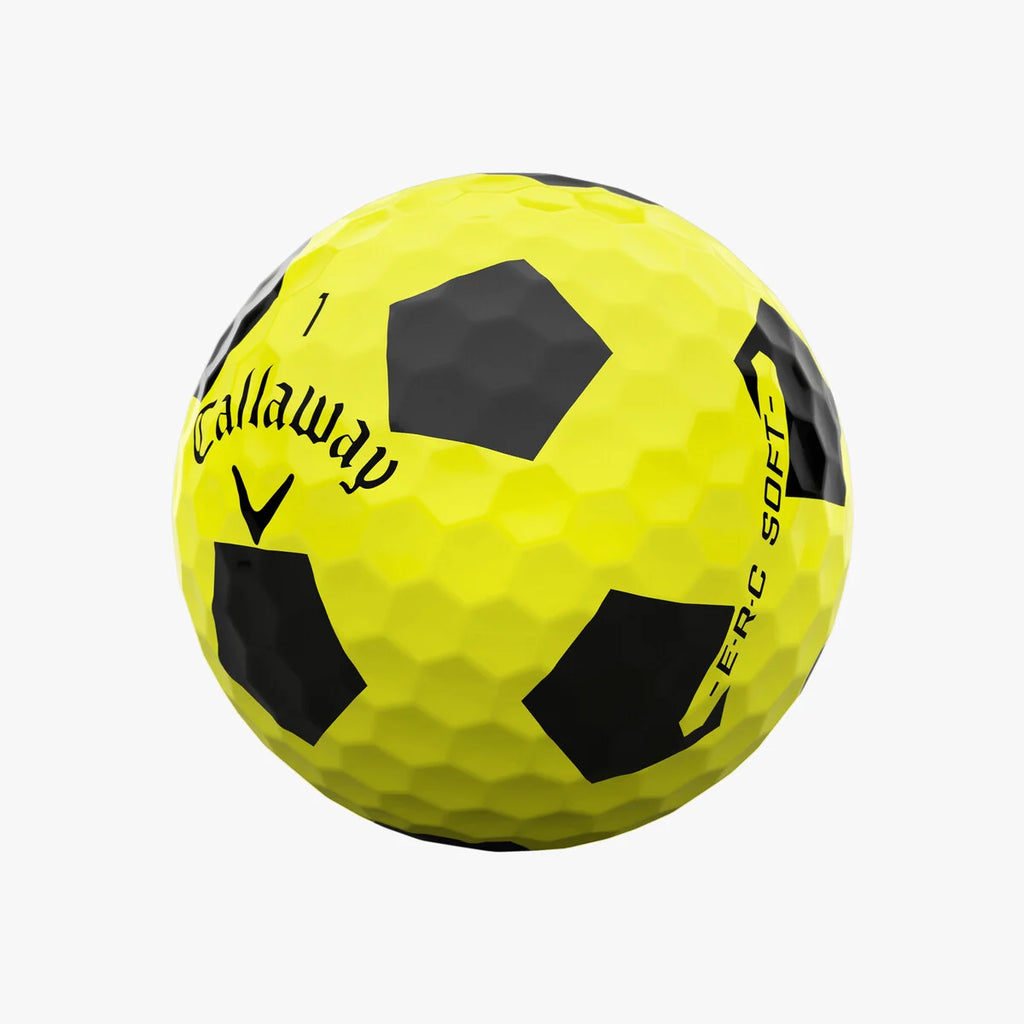 Callaway E•R•C Soft Truvis Yellow Golf Balls