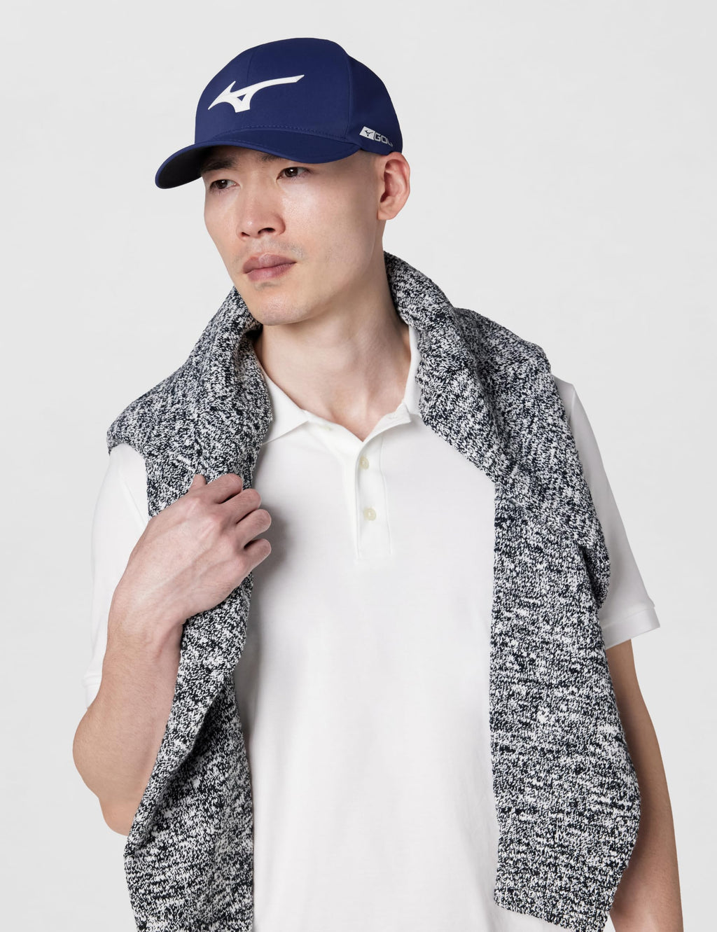 Mizuno Tour Delta Fitted Hat| Unisex Adult Cap | ROYAL | L-XL
