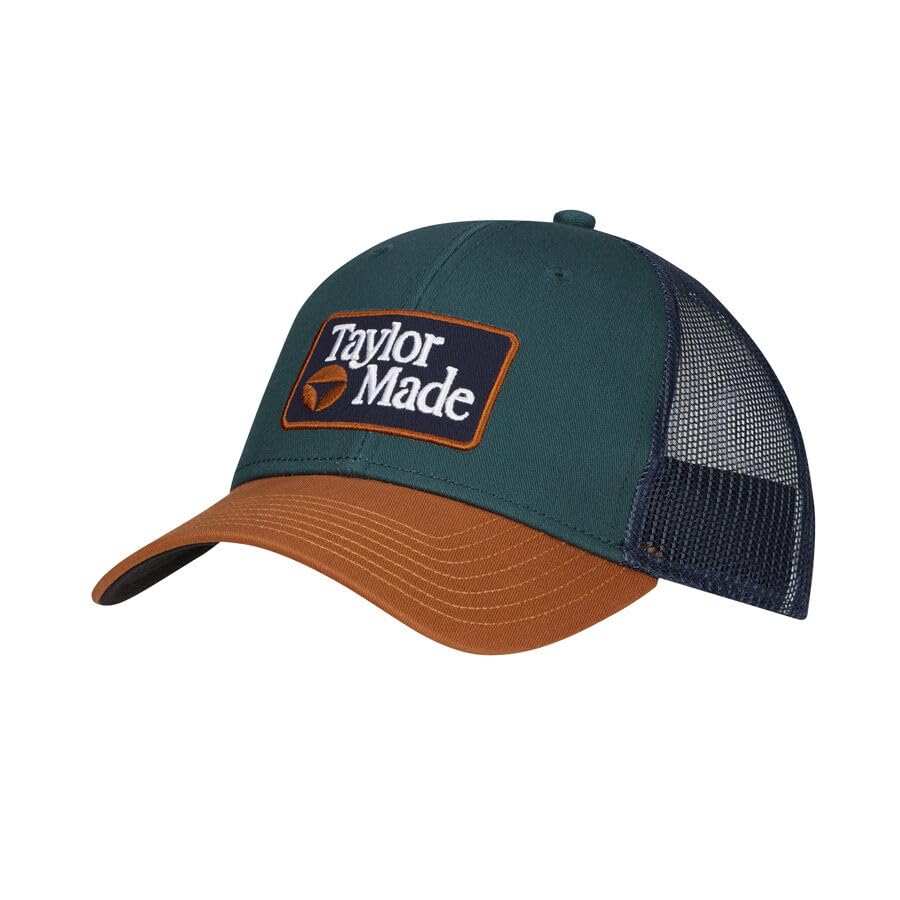 Taylormade 2026 Golf Radar Trucker Hat White/Navy Adjustable