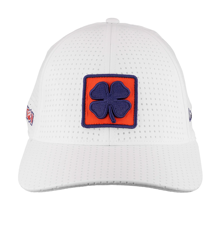 Black Clover New NCAA Clemson Tigers Nation Adjustable Snapback White Hat