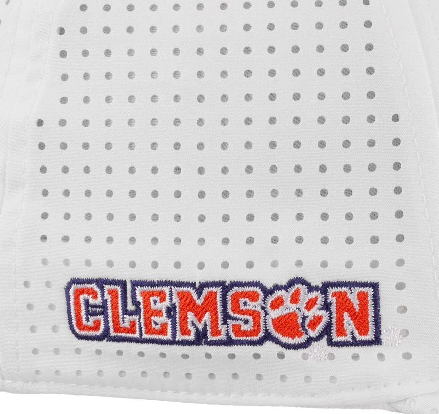 Black Clover New NCAA Clemson Tigers Nation Adjustable Snapback White Hat