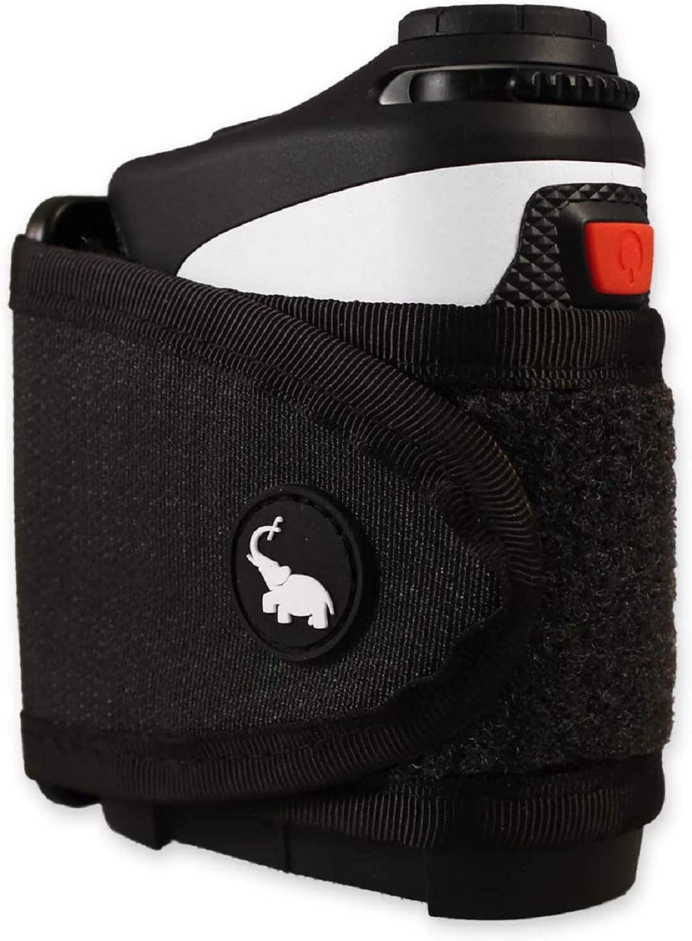 New STICKIT Golf Rangefinder Nylon Magnetic Strap Black Holder