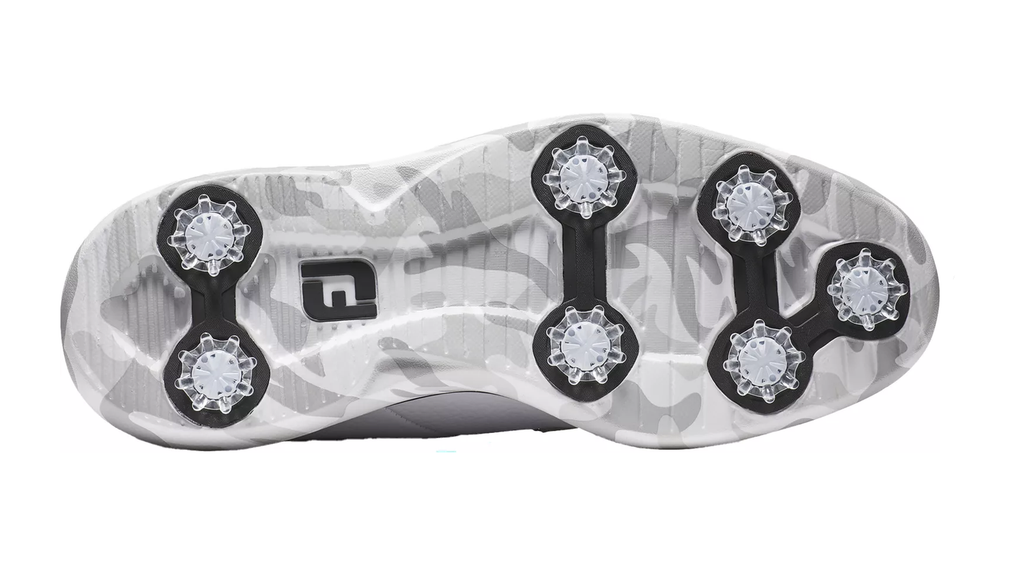 FootJoy Traditions White/White/Grey Spiked Golf Shoes
