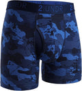 2UNDR Swing Shift Nightout Blue 6" Boxer Brief