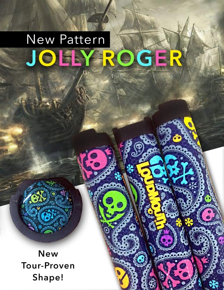 New Tour Mark Loudmouth Jolly Roger RD3 Jumbo Putter Grip w/Ballmarker