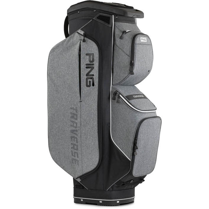 Ping Golf Traverse Heather Grey/Black 14-Way Cart Bag
